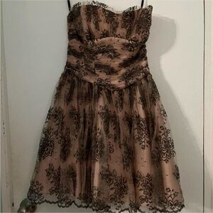 Betsey Johnson Collection Vintage Strapless Lace Dress – Size 2